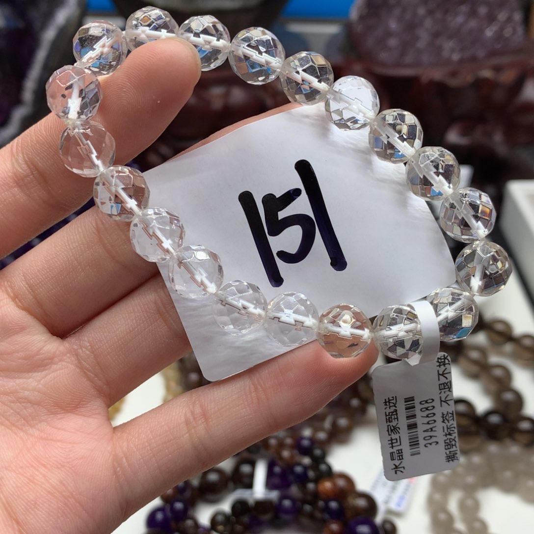 水晶手链未镶嵌天然