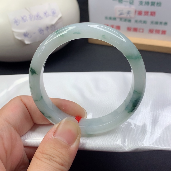 未镶嵌手镯翡翠5455