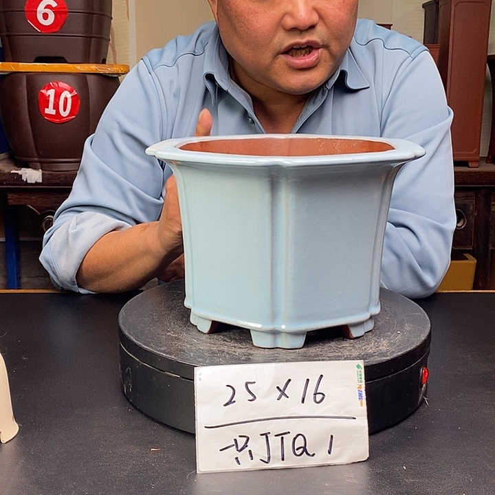 紫砂花盆货号一只JTQ1
