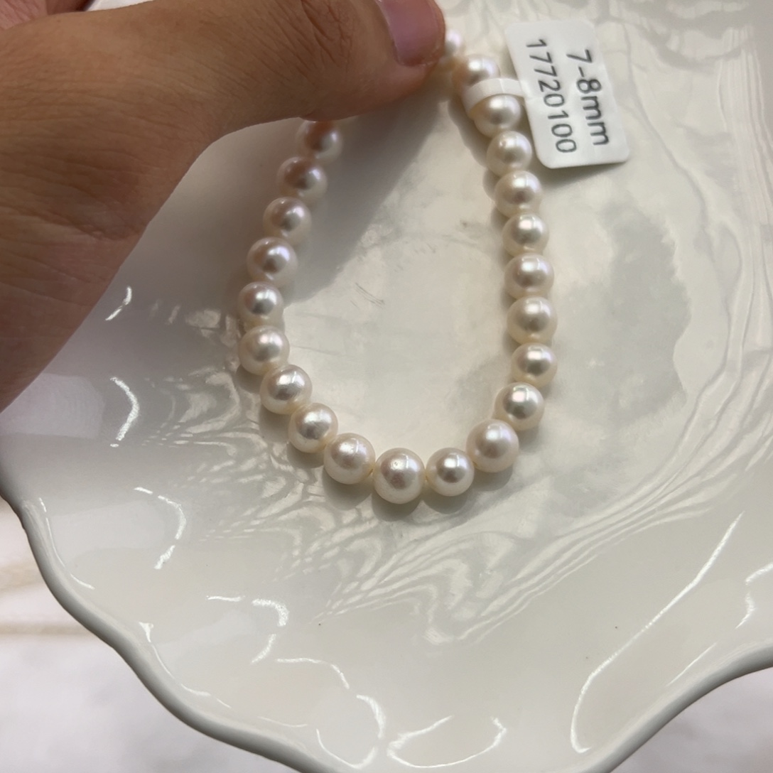 未镶嵌手绳淡水珍珠