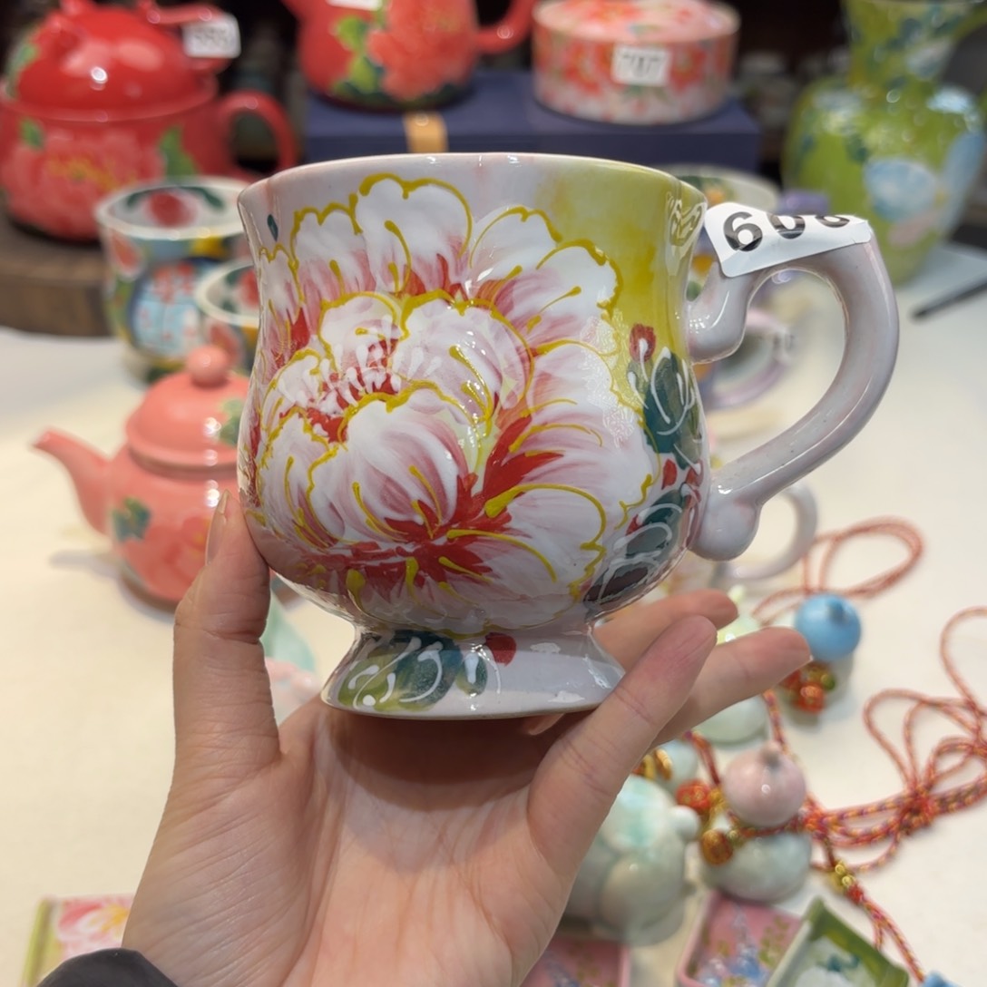 景德镇手绘高温釉下彩陶瓷茶具