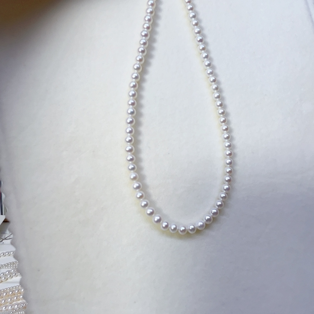 淡水珍珠银S925镶嵌颈饰