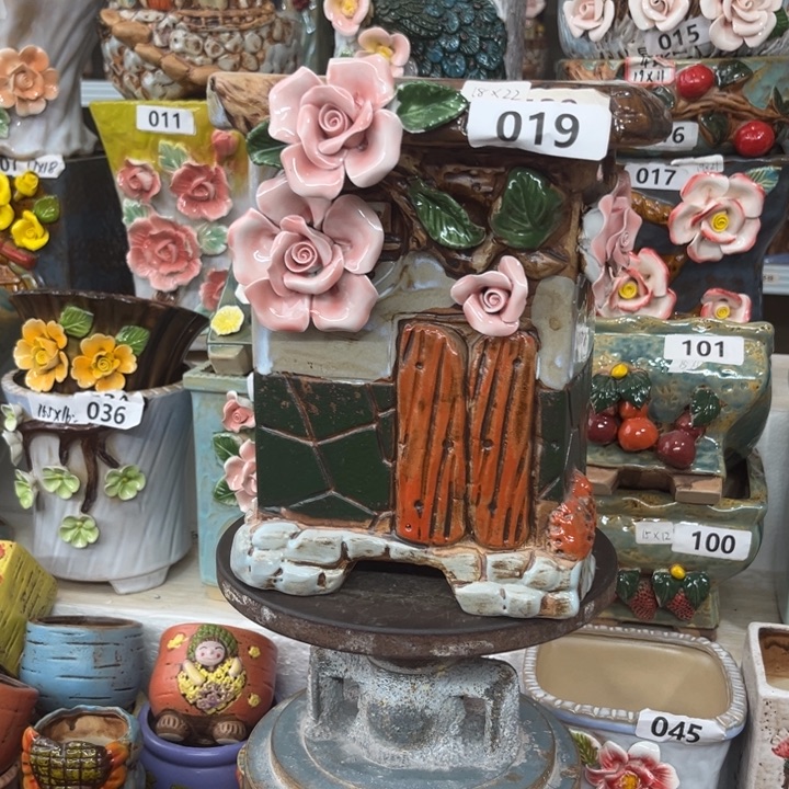 紫砂花盆粗陶材质多肉花盆