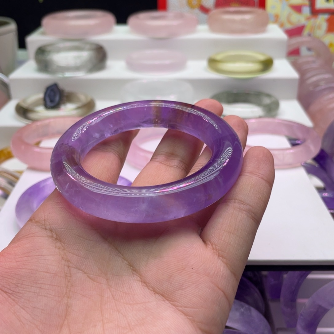 N***o水晶手镯未镶嵌紫水晶