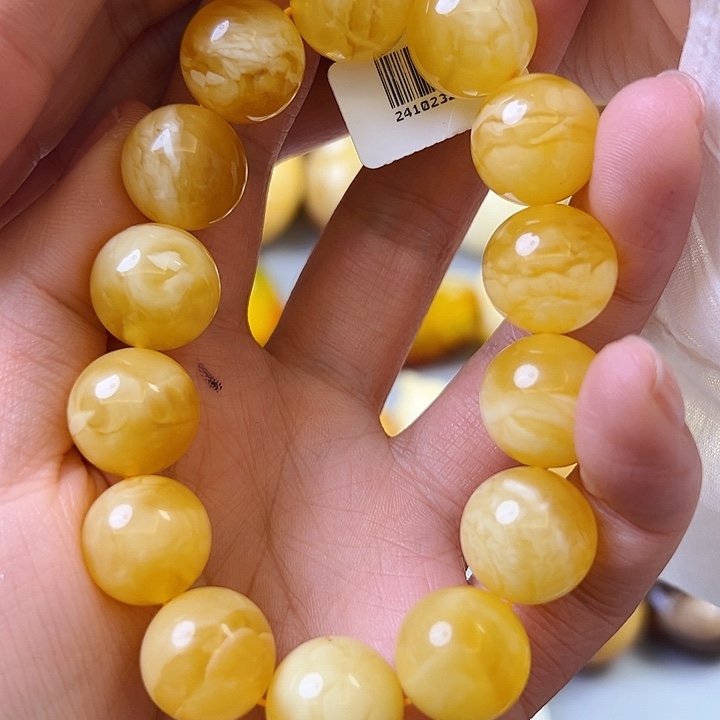 蜜蜡颈饰未镶嵌蜜蜡