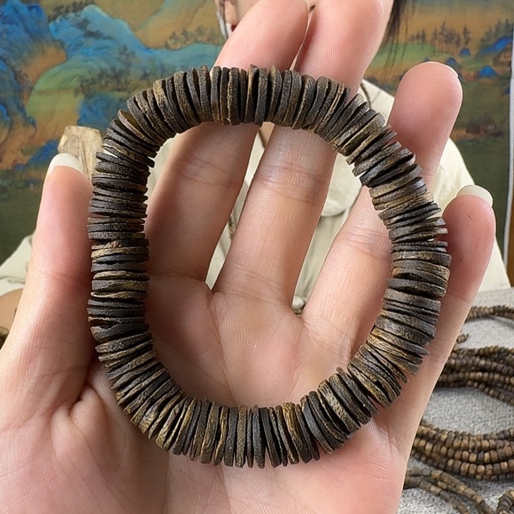 手串沉香12mm片珠19克 多样性发一