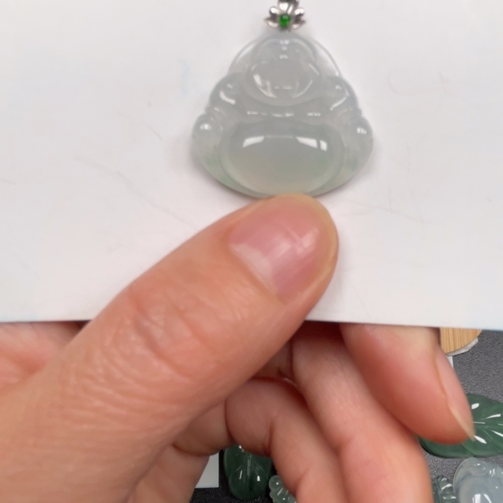 翡翠未镶嵌吊坠(不含链)翡翠