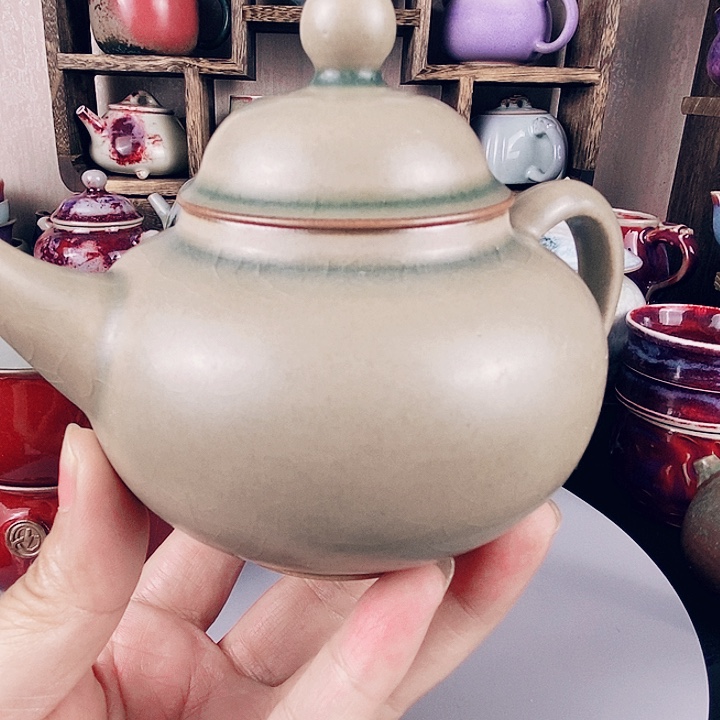 照*爸中国神后钧瓷茶具