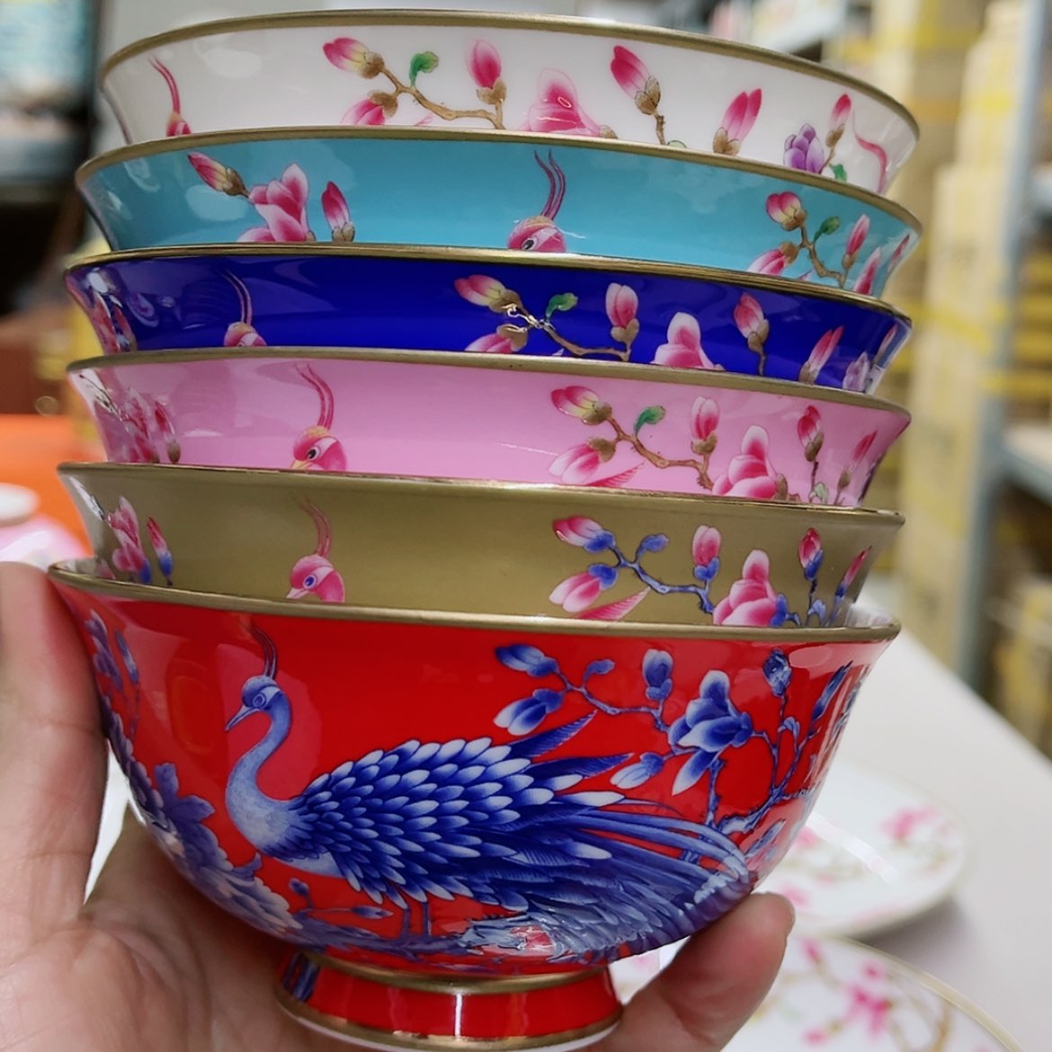 【闪购商品】骨瓷4.5寸6个……………………