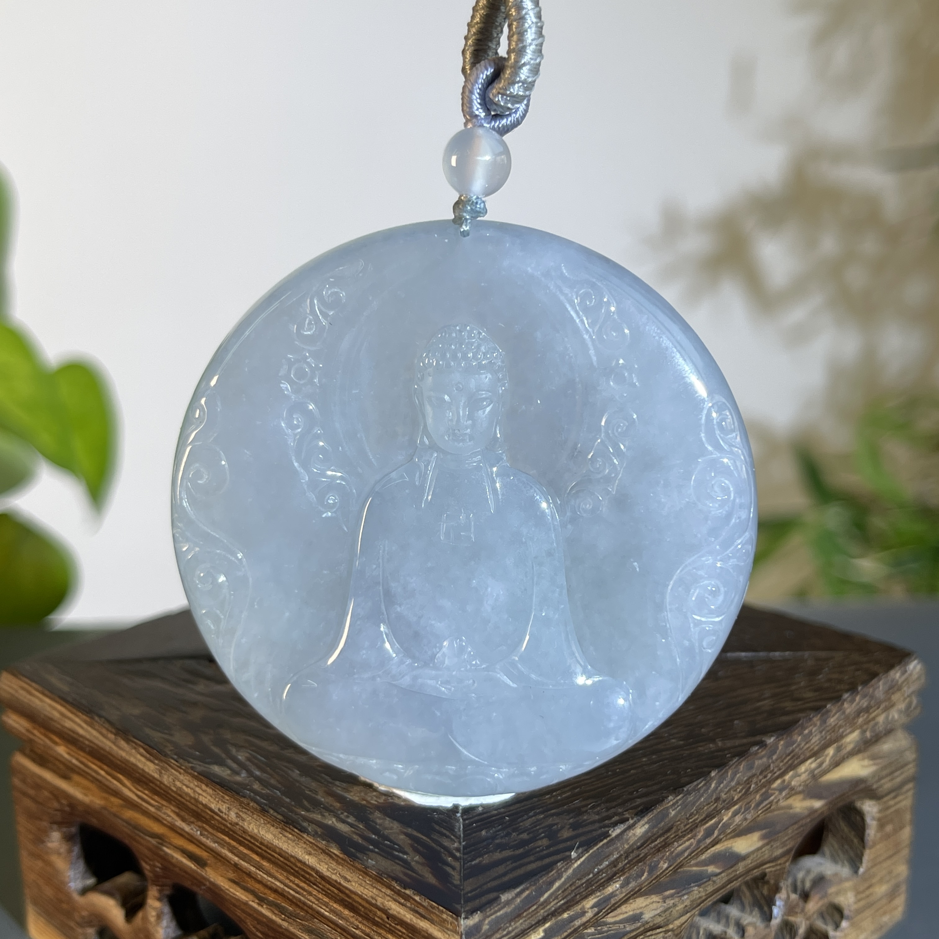 JTW11-124 天然缅甸A货翡翠  大日