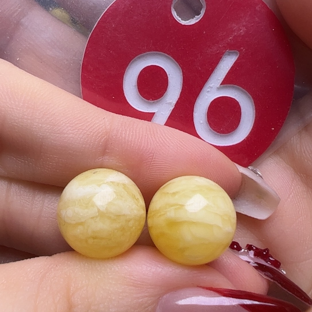 蜜蜡未镶嵌珠宝奇石八****璐11.8mm圆珠