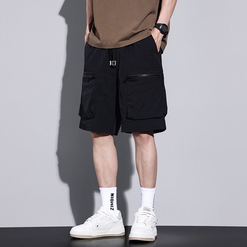 【代莹优选】10178工装速干短裤男士薄款裤子夏季直筒五分裤