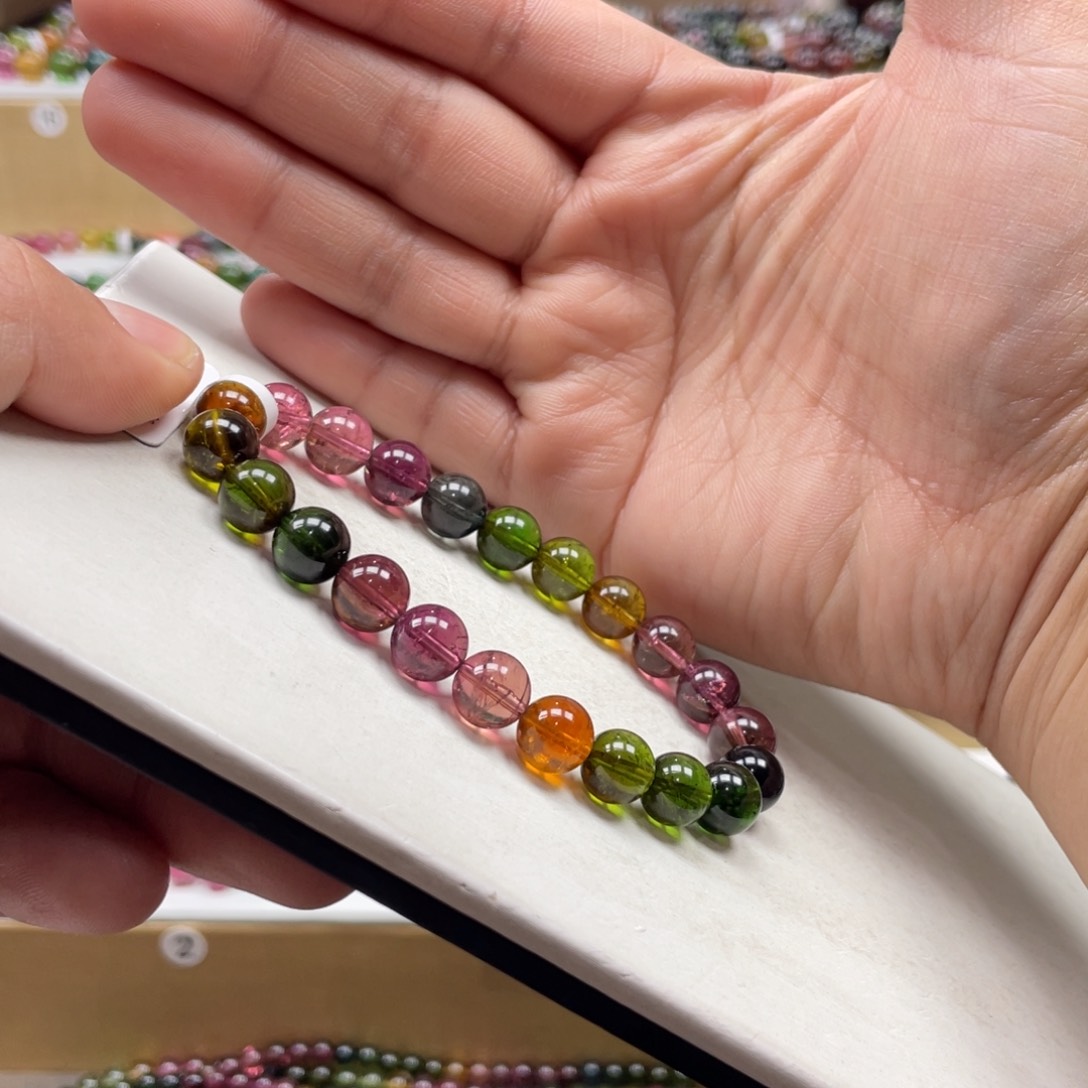 碧玺手串未镶嵌8.5mmmmmmmmmmmmmmmmmmm