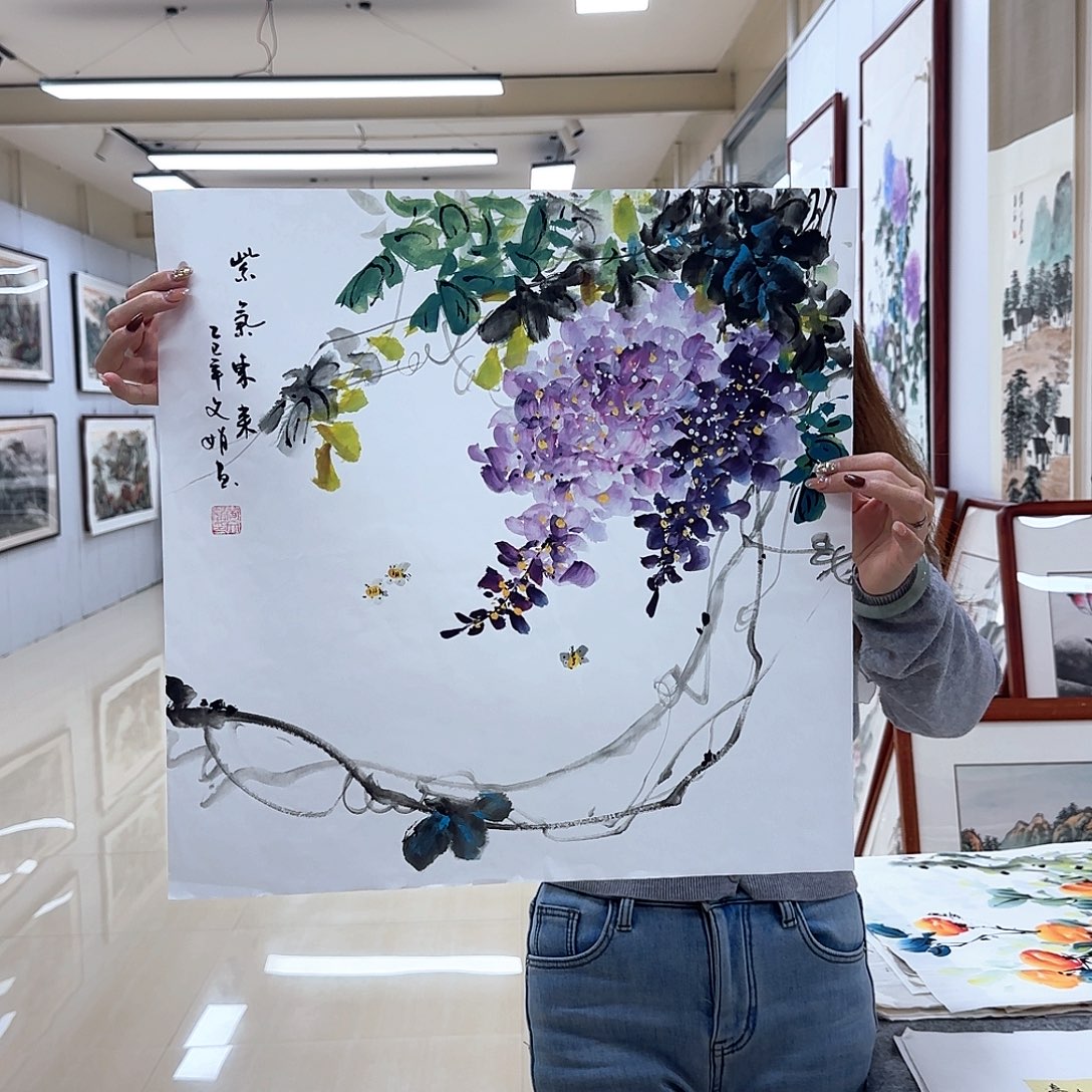 国画国画作品集一个由一位