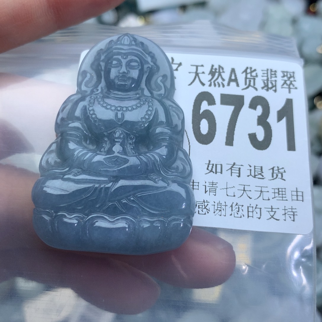 翡翠颈饰未镶嵌6731。