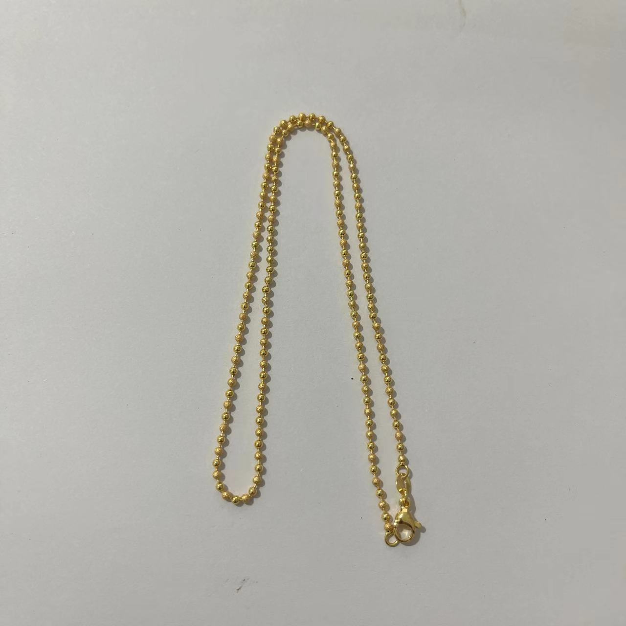 臻选项链 经典百搭设计金色项链ZHG2