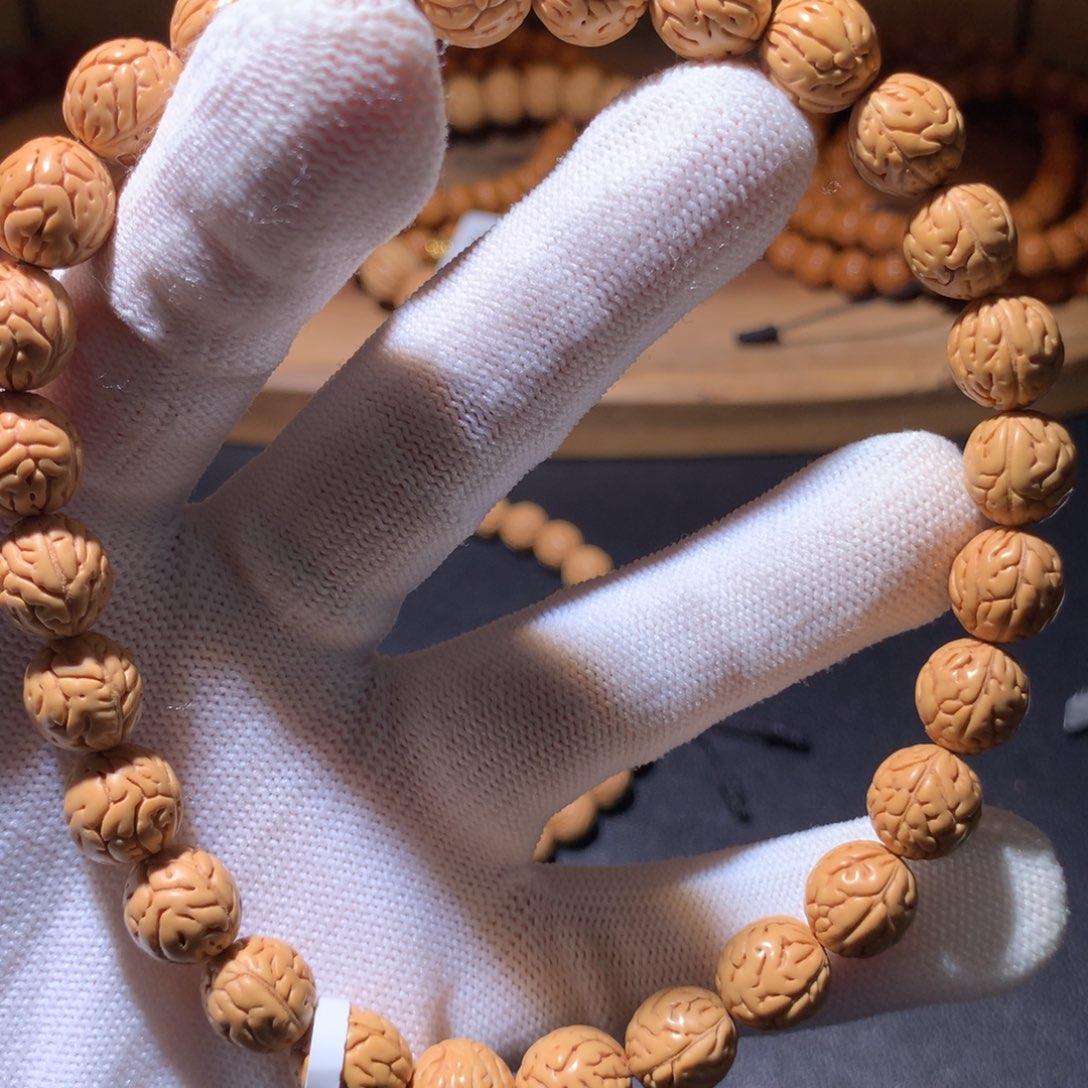 昱***子桃核手串肌肉大肠桃核1.0尺寸