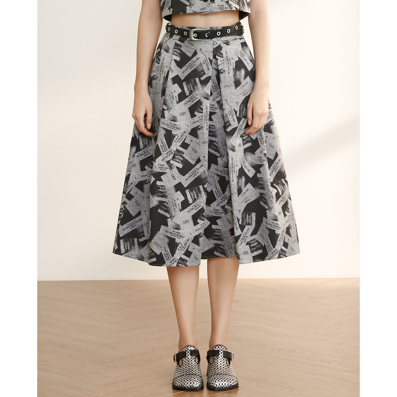 【九月专属】D63时尚百搭中长裙5V1Q83054