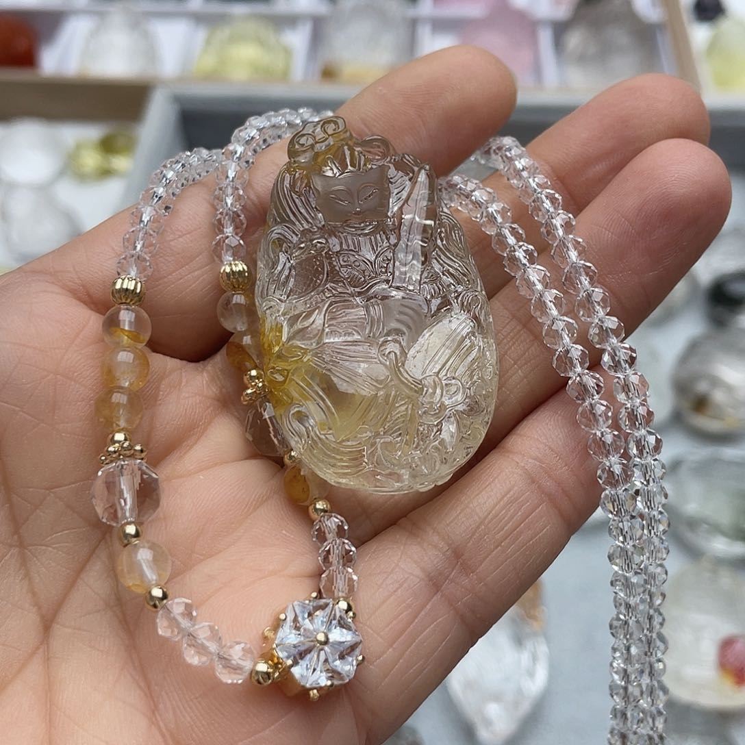 未镶嵌吊坠(不含链)水晶笨***.