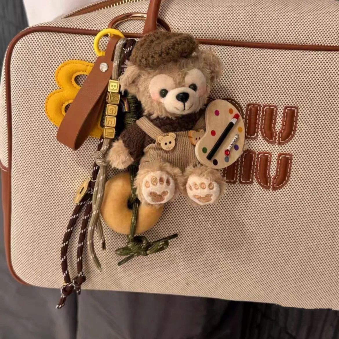 （主播现场拆）miu系可爱手工DIY 包挂原创ins毛绒卡通挂饰纯手工