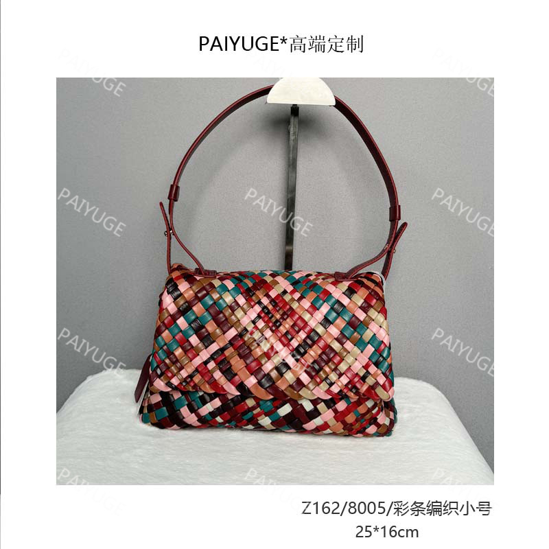 Z162/8005/彩编小号 Paiyuge高端订制女士单肩包斜挎包手提包538