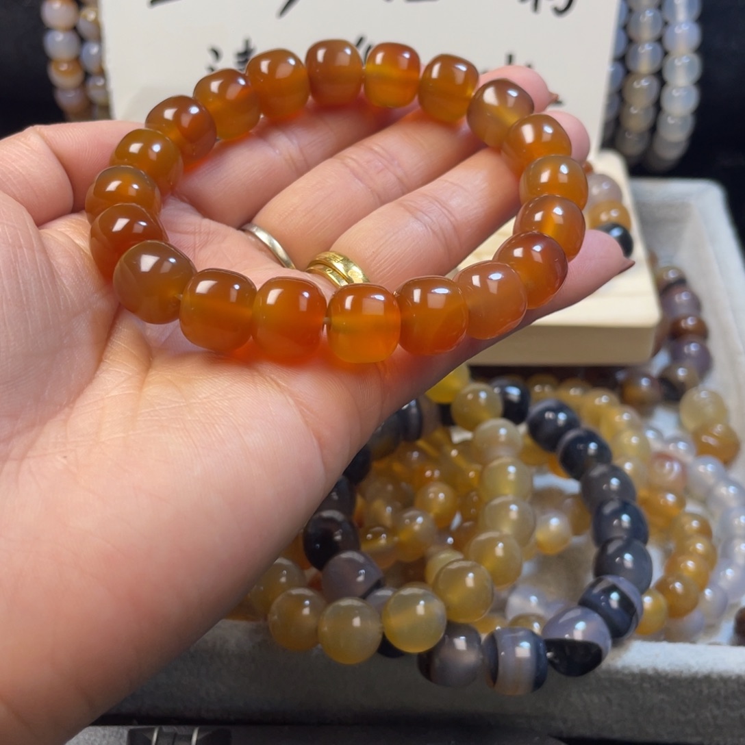 玛瑙/玉髓未镶嵌手链