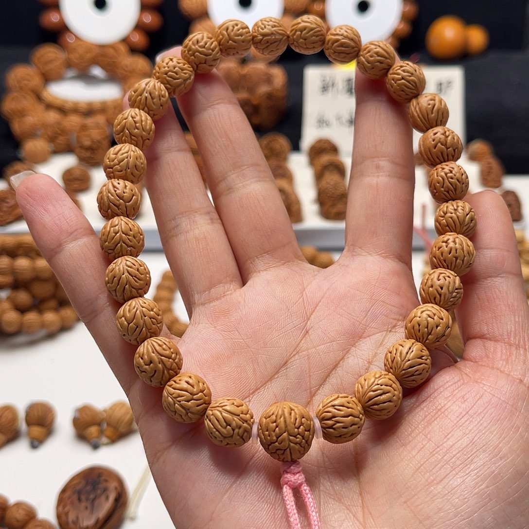 云***梦手串/手链核桃桃核手工制作工艺