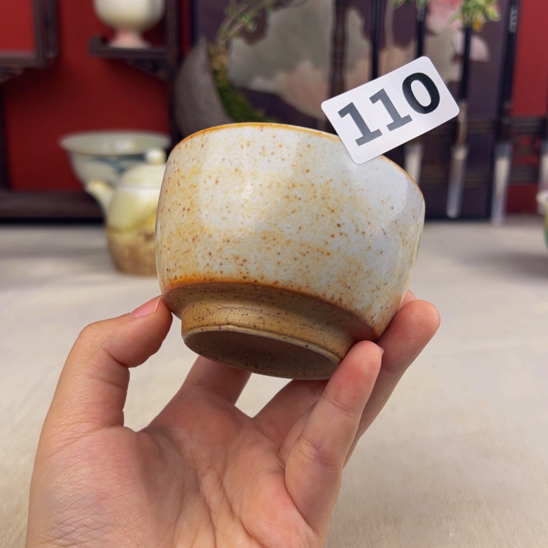 杯子纯手工柴烧主人杯