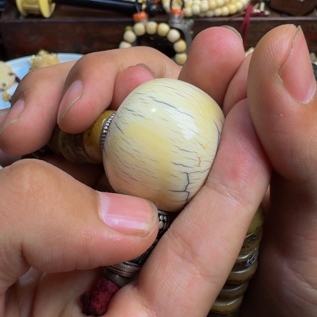 小***皮颈饰玻璃藏传琉璃小元素