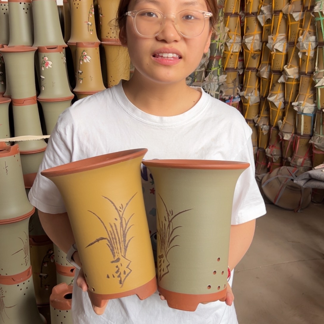 宜兴川阁紫砂花盆18/24