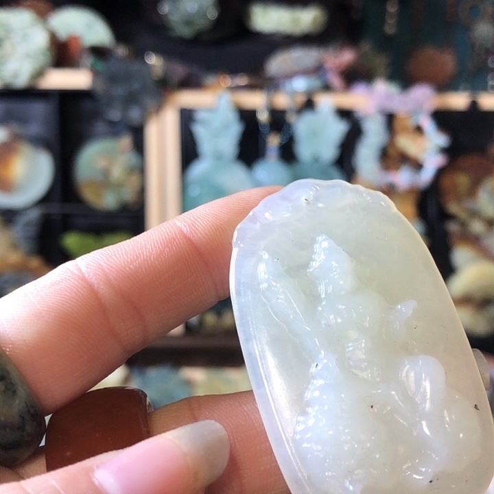 岫玉未镶嵌岫玉挂件