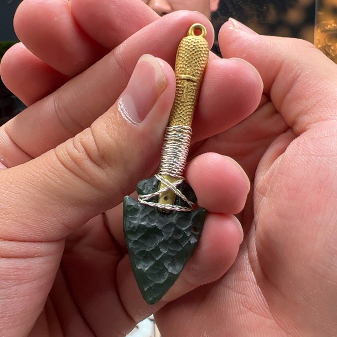 手串未镶嵌和田玉矛