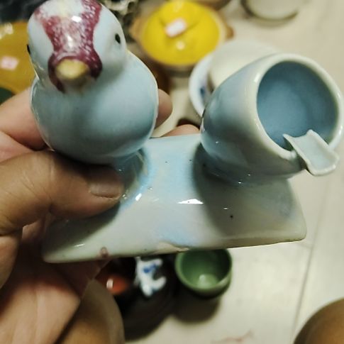 结***福瓷片瓷片，摆件，都有微瑕疵，