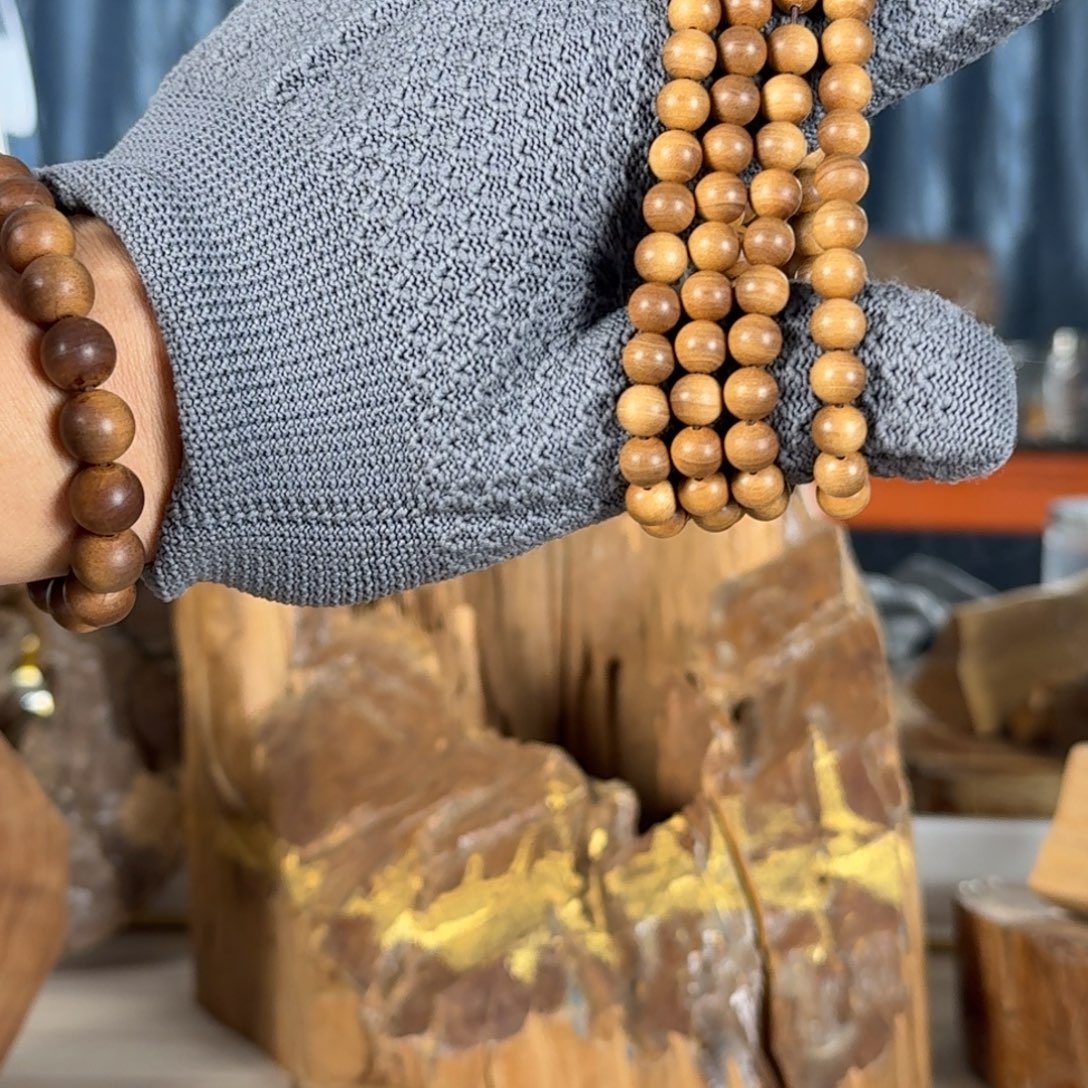 手串/手链檀香木魁系列日本回流“味真足2”07108横黑