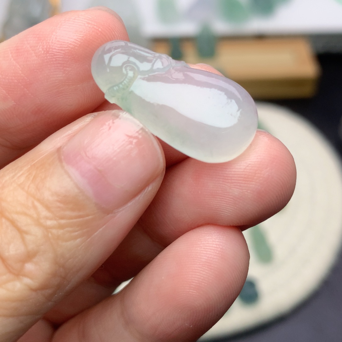 未镶嵌定制翡翠钱袋子