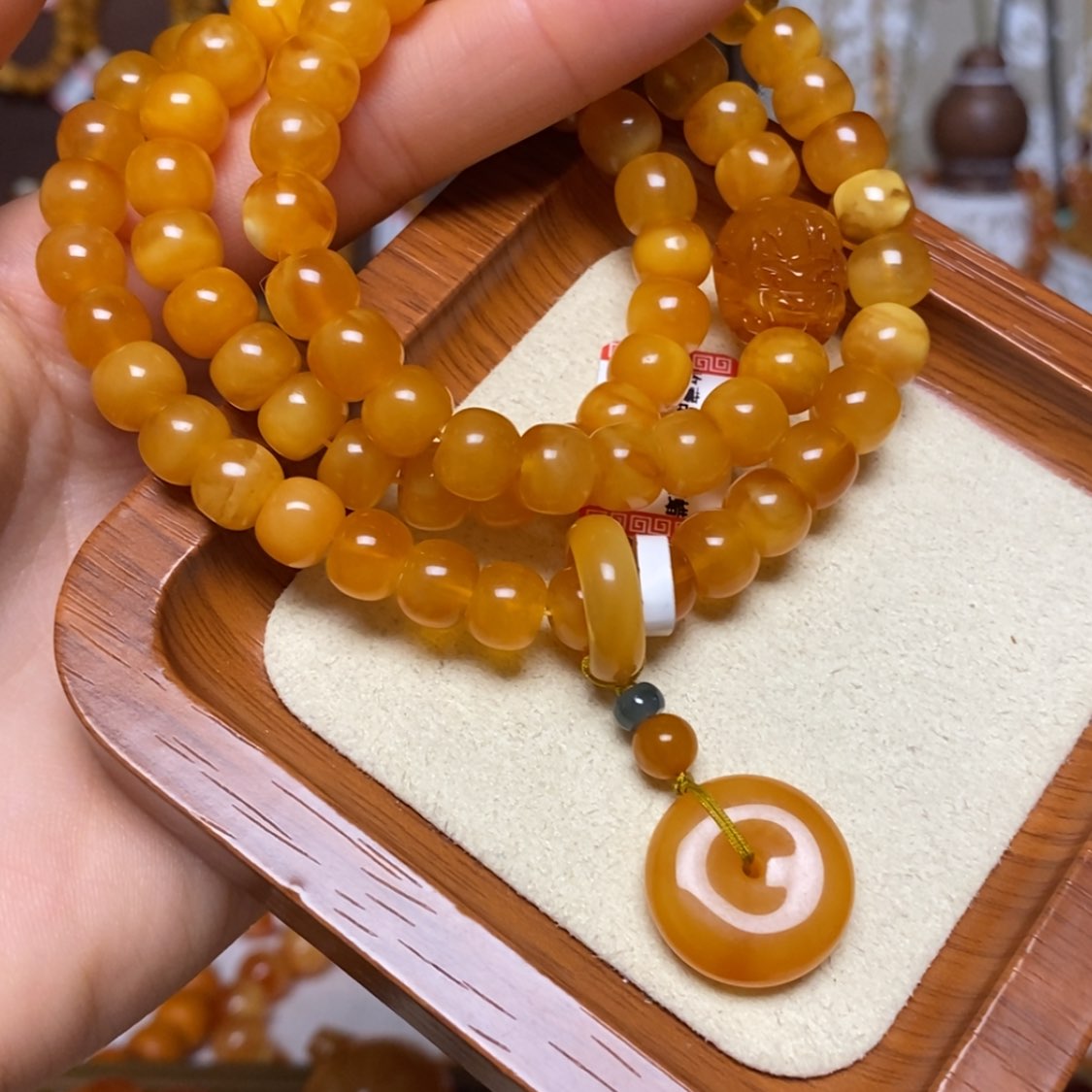 【闪购商品】手链蜜蜡未镶嵌手串