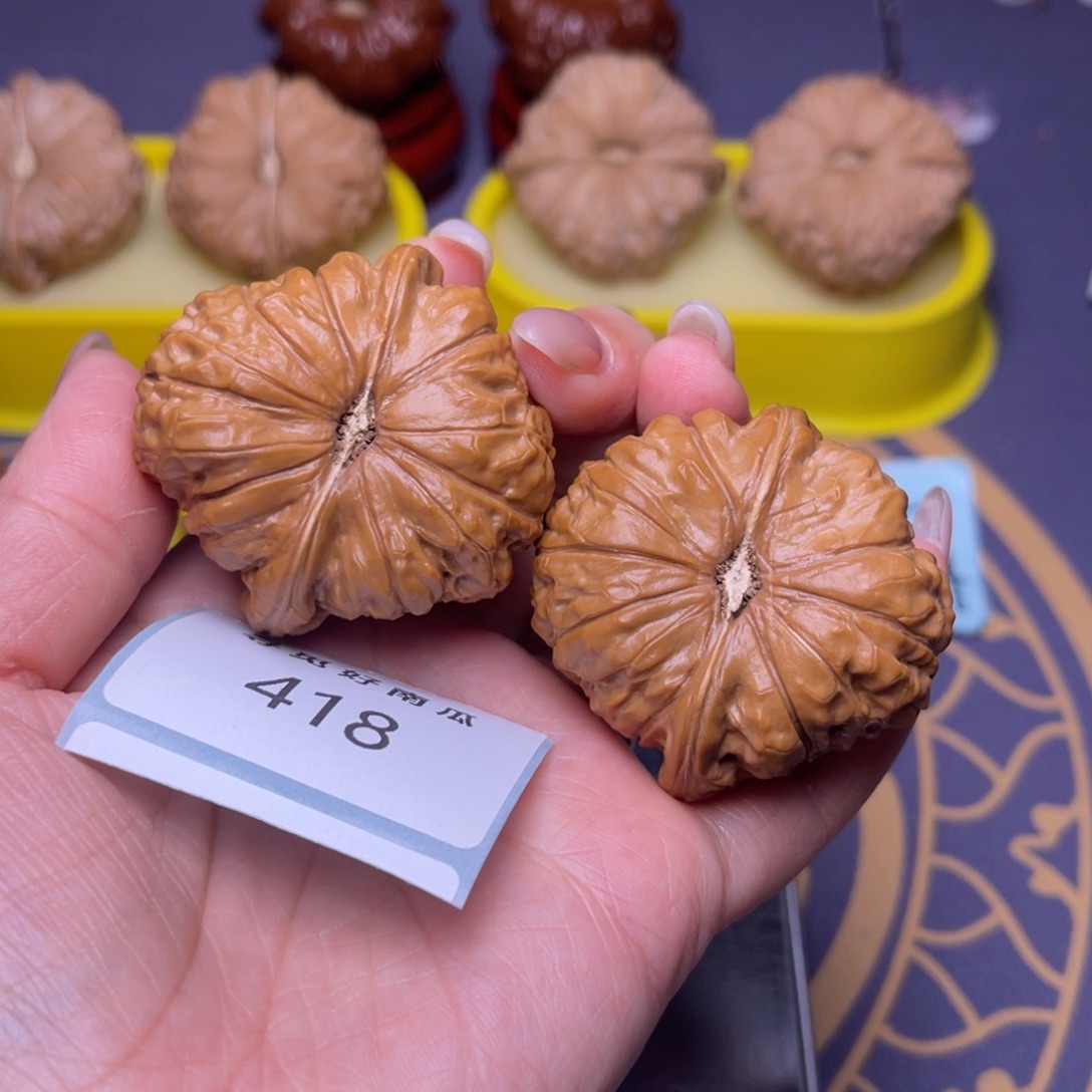 把件文玩核桃南瓜44 418 52克