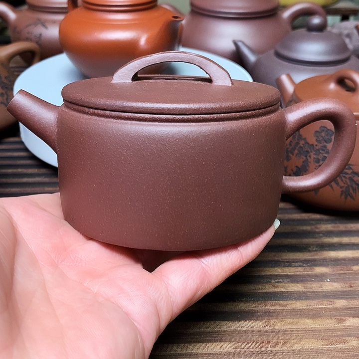 茶壶紫砂汉瓦原矿紫泥240毫升