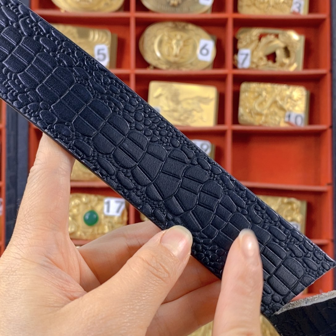 腰带真皮120长度3.8