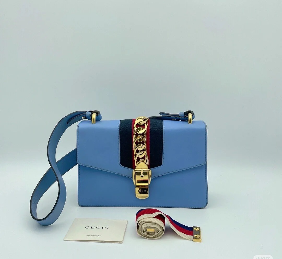 95新 GUCCI/古驰 拾锦奢品中号塞尔维亚单肩包