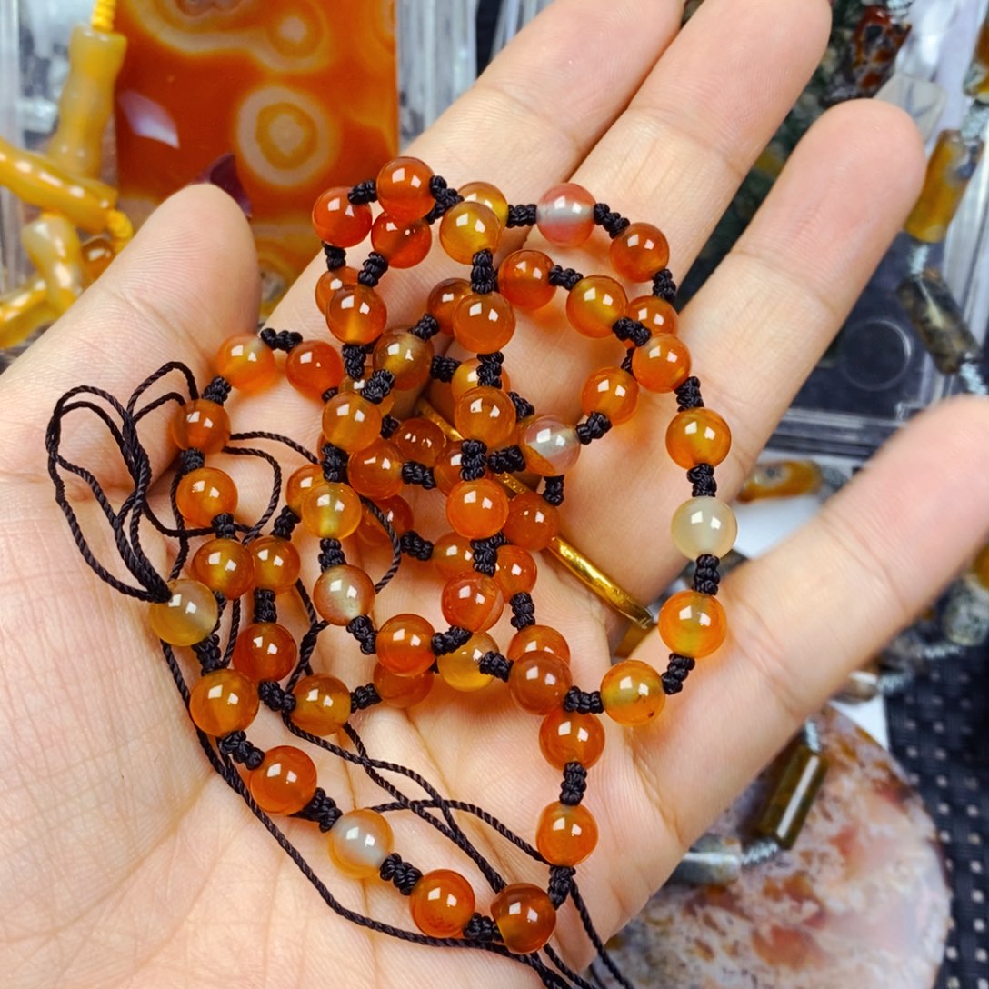 玛瑙/玉髓颈饰未镶嵌8*8353