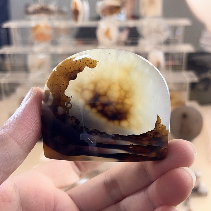 玛瑙/玉髓未镶嵌吊坠(不含链)