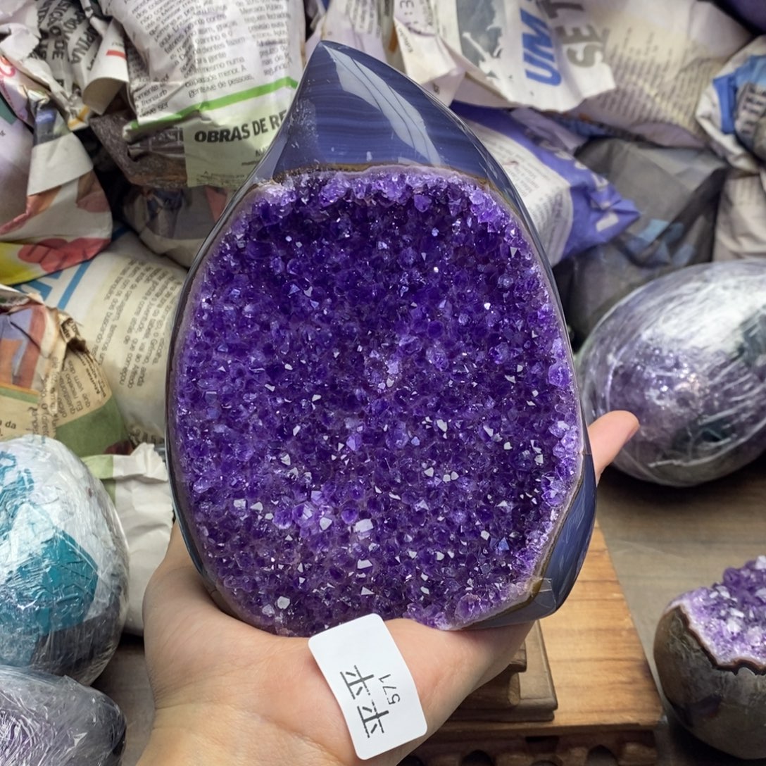 未镶嵌水晶珠宝半成品