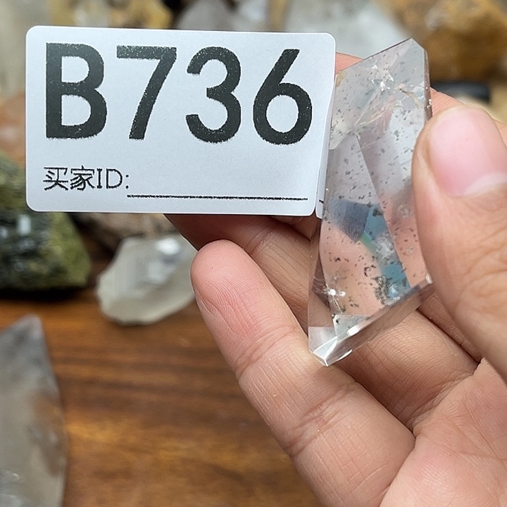 珠宝半成品未镶嵌水晶默认微瑕