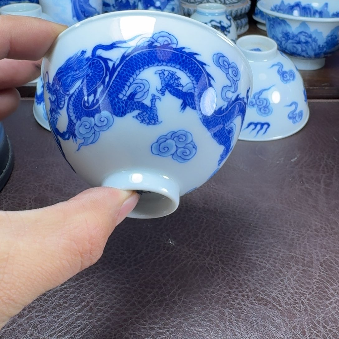 熙***乐瓷片当代景德镇陶瓷手绘茶具