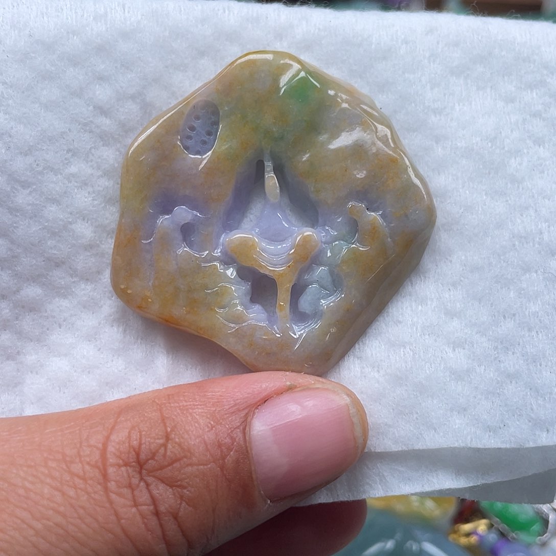 颈饰未镶嵌翡翠翡玉缘翡翠