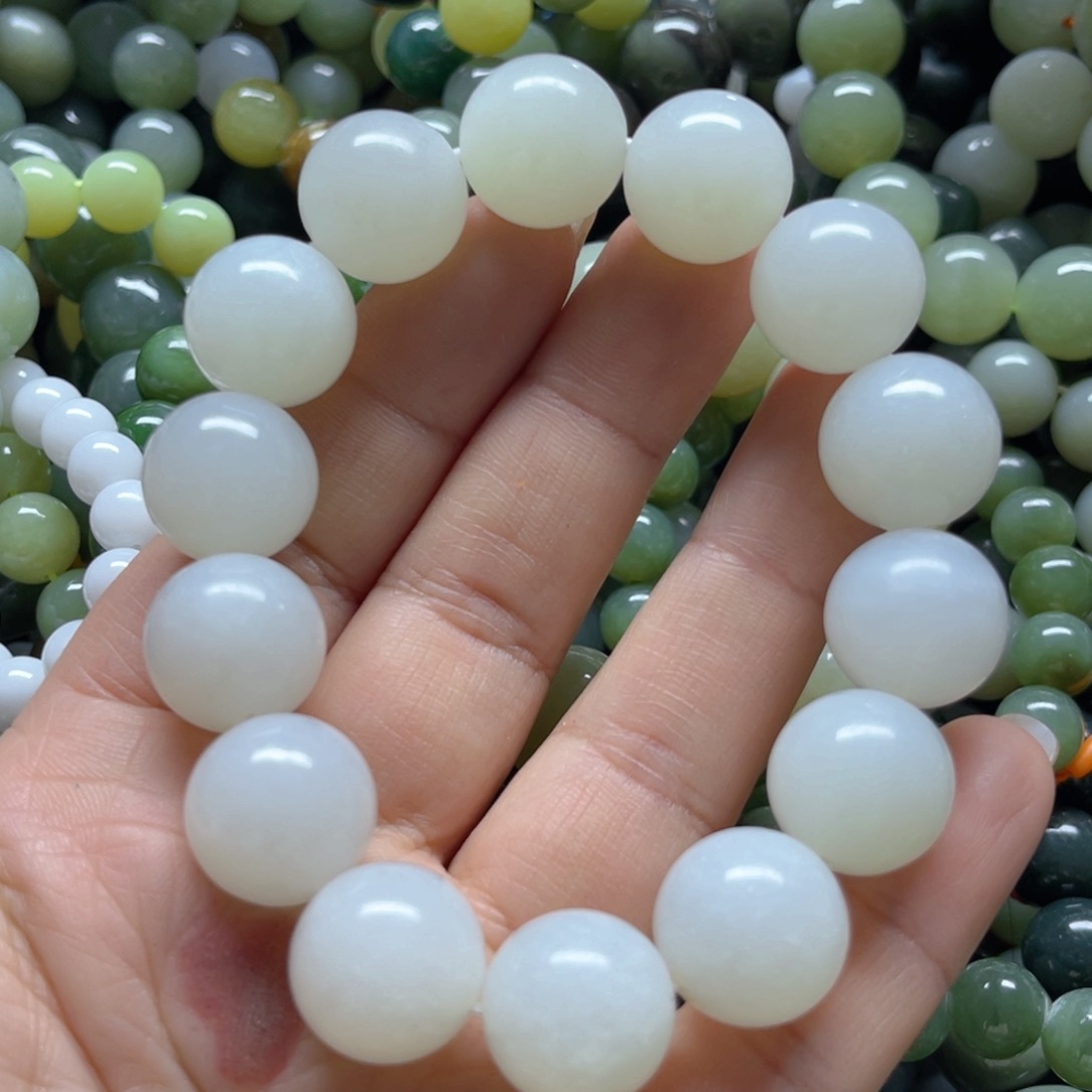 和田玉手链未镶嵌