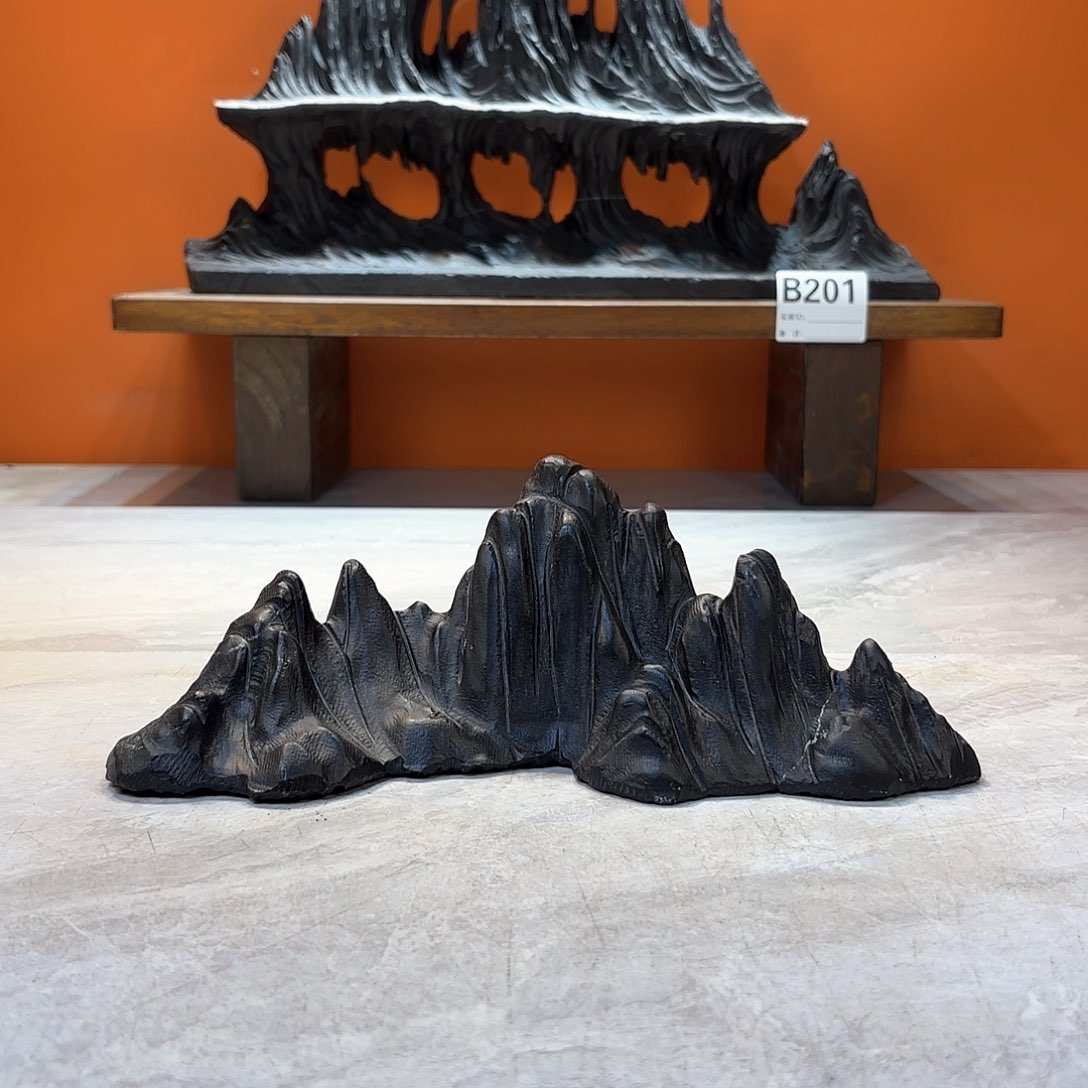 摆件铁**情灵璧石奇石摆件