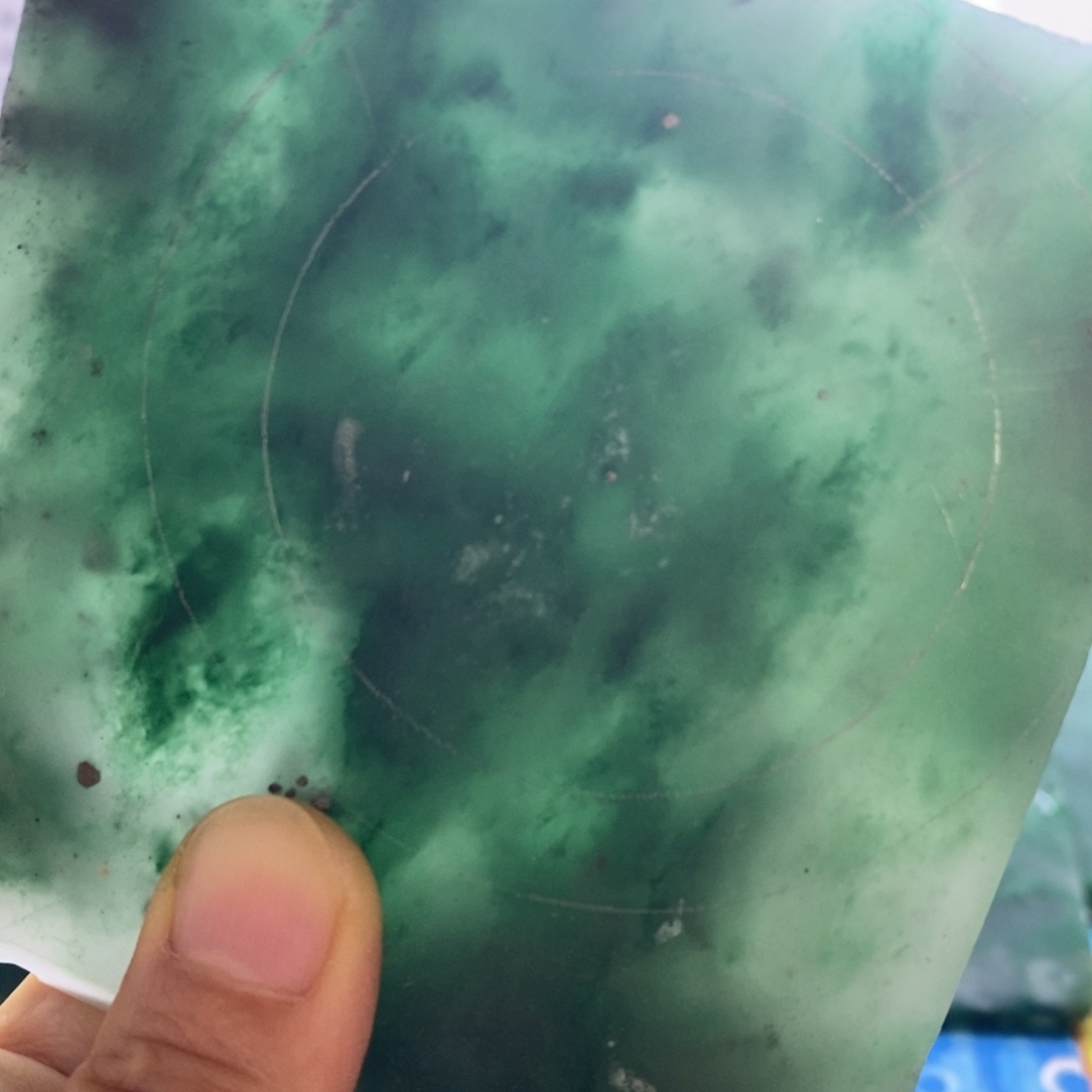 姚***定制石英质玉（非洲翠）天然非州翠手镯