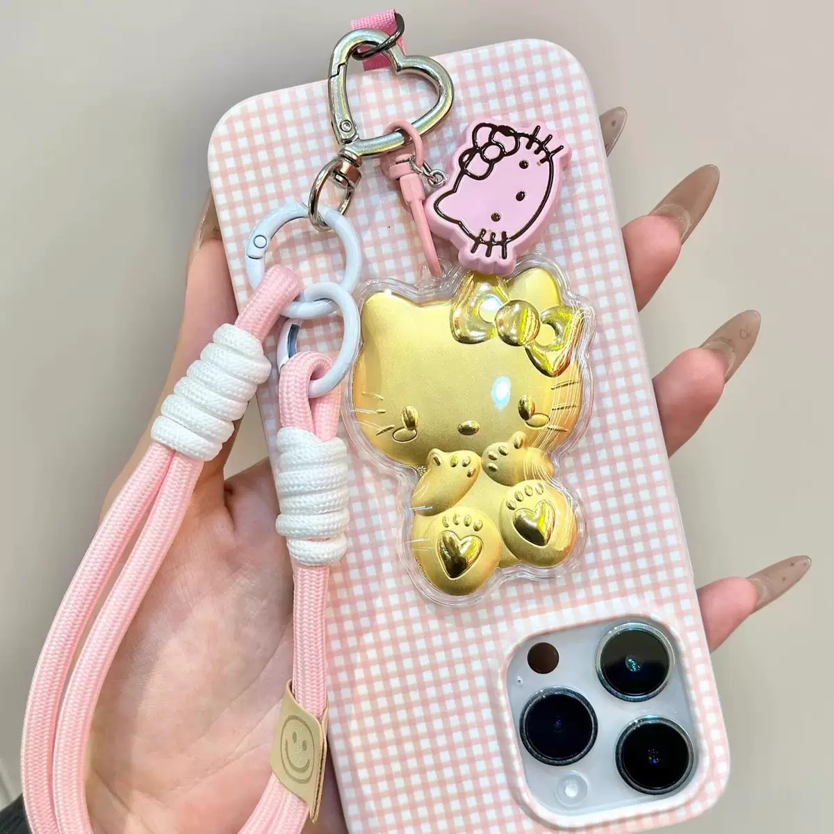 卡通可爱KT猫包包挂件手机壳钥匙扣挂件车载摆件饰品